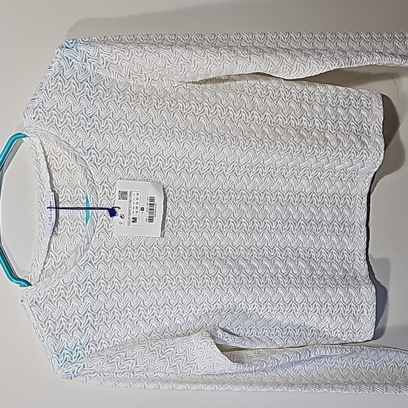 Zara Trafaluc Long Sleeved Cropped Top - Picture 1 of 7